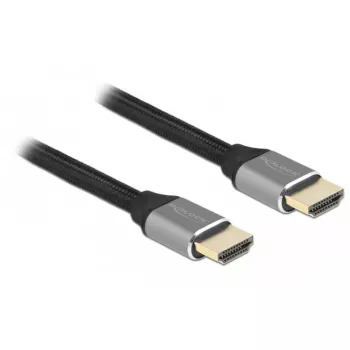 Delock cable HDMI Ultra High Speed 48 Gbit/s 8K 60 Hz gris 2 m certificado