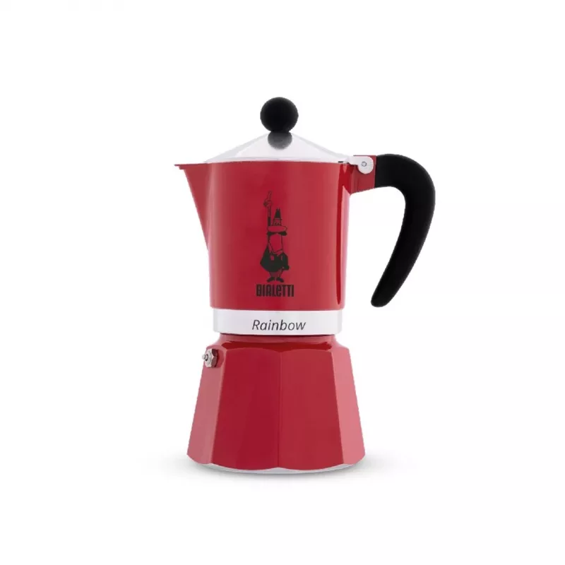 Bialetti Rainbow 1TZ cafetera, 60 ml, roja