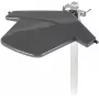Antena SENCOR SDA 512 DVB‑T2/T 20 dB 75 Ω — antena exterior de TV/FM para recepción digital terrestre