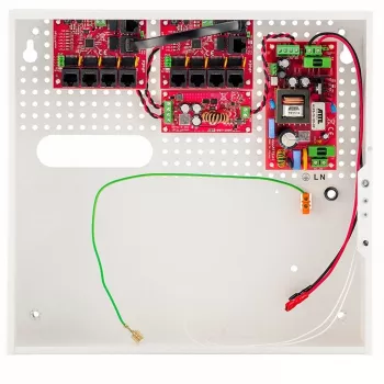 9-PORT-POE-SWITCH CON FUENTE DE ALIMENTACIÓN ATTE IPUPS-9-11-F