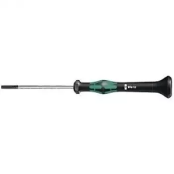 Wera Destornillador plano de electrónica y precisión 2035 Ancho de hoja: 1,2 mm Longitud de hoja: 40 mm (05117992001)