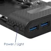 Akyga AK-BC-04 Carcasa para power bank 20000 mAh, 8x 18650, 18W PD QC4+, USB-C, 2x USB-A, Lightning