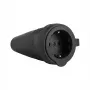 ABL 100000049 Conector hembra original. SCHUKO. Goma (TPE). negro. Manguito. IP44.