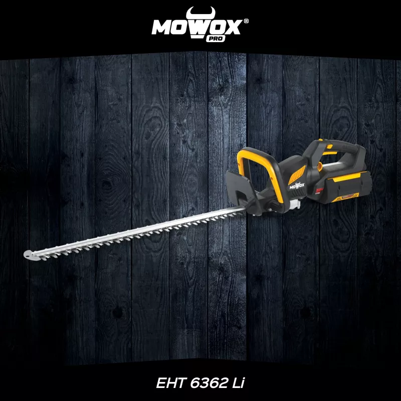 Cortasetos de batería MoWox EHT 6362 Li — de mano, mango giratorio, a batería