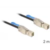 DeLOCK 83395 Cable Serial Attached SCSI (SAS) 2 m Negro