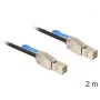 DeLOCK 83395 Cable Serial Attached SCSI (SAS) 2 m Negro