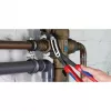 KNIPEX 88 02 300 – Alicate combinado con articulación ranurada – 7 cm – 6 cm – Acero – Plástico – Azul/Rojo