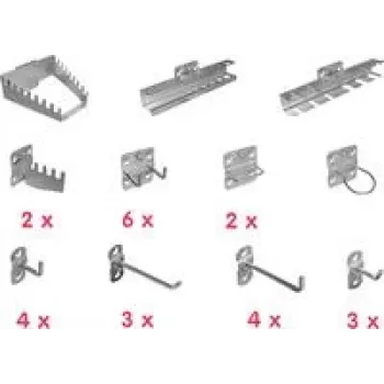 Set de soportes para herramientas Aerotec 20142038, medidas L×An×Al 190×200×75 mm