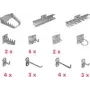 Set de soportes para herramientas Aerotec 20142038, medidas L×An×Al 190×200×75 mm