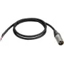 Cable DMX de 3 pines PSSO 30227838 con conector macho de 3 pines y extremos abiertos