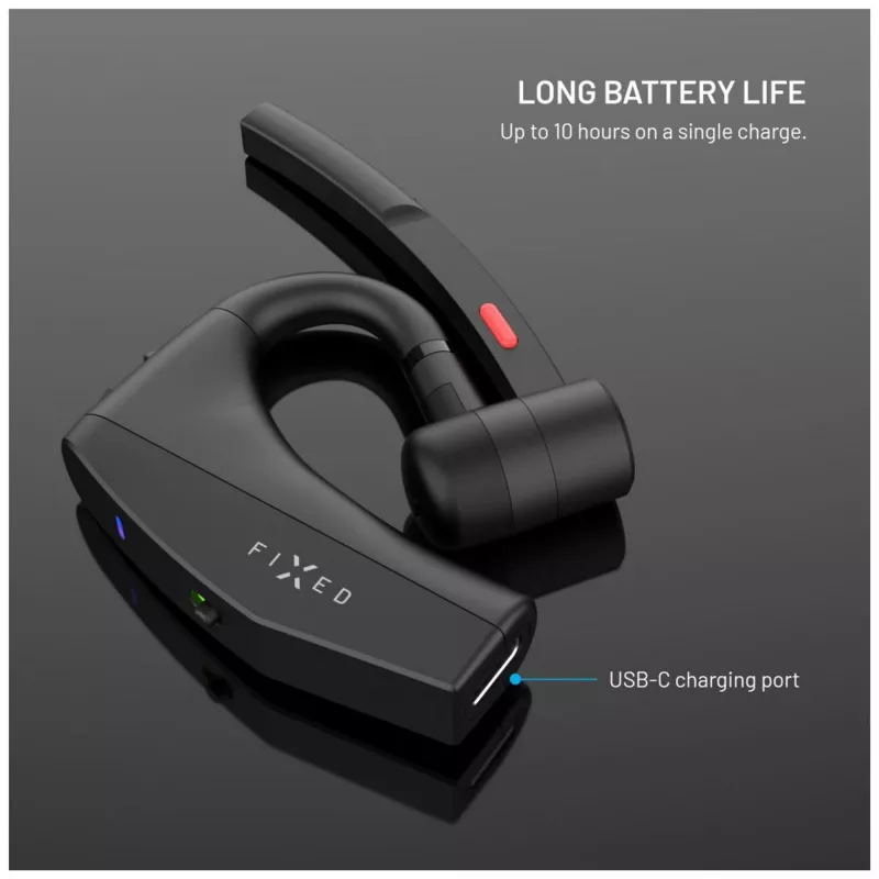 FIXED Talk Pro auricular Bluetooth, negro