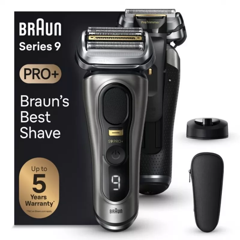 Afeitadora eléctrica Braun Series 9 Pro+ 9515s - en húmedo y en seco, metallic