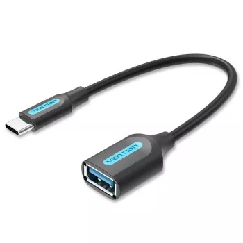 Vention cable OTG USB 3.1 (Gen 1) de conector macho C a conector hembra A 0,15 m negro tipo PVC