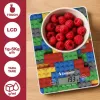 Báscula de cocina Beper P102BIL005 – digital, 5 kg, 1 g, piedras de colores