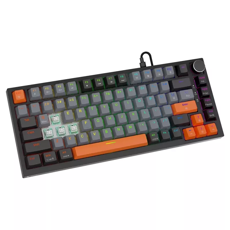 Savio ASTRAL BLACK JADE 3 COLOURS teclado gaming USB QWERTY US International