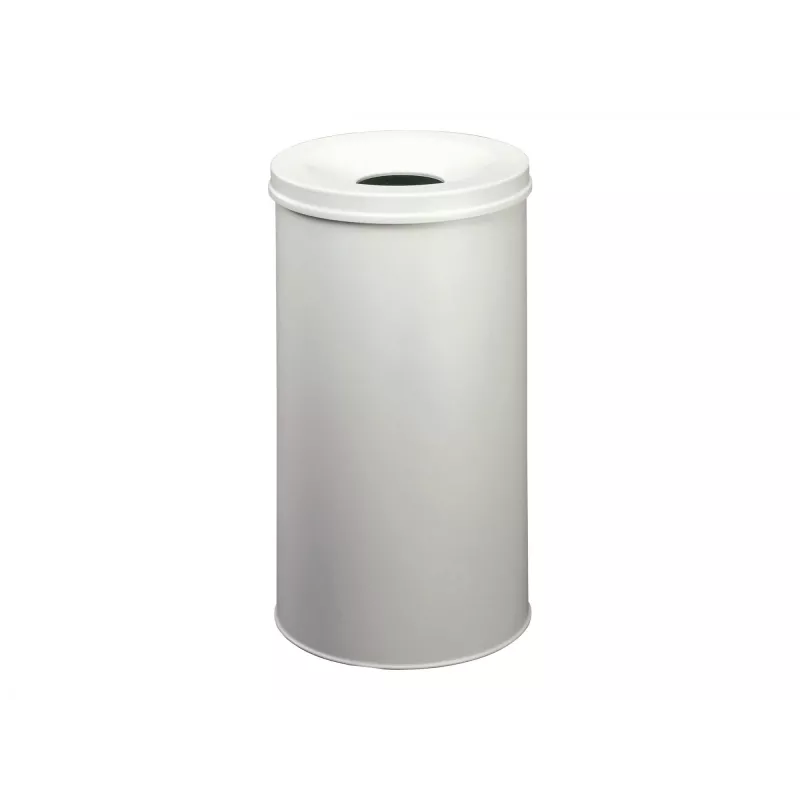 Papelera Durable 330710 60L redonda acero gris