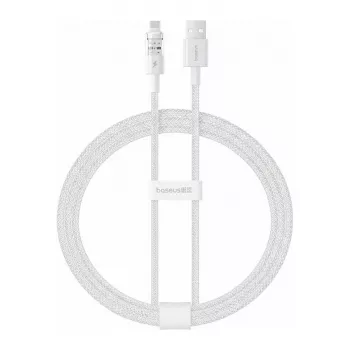 Cable de carga Baseus USB a Lightning 1 m 2,4 A blanco