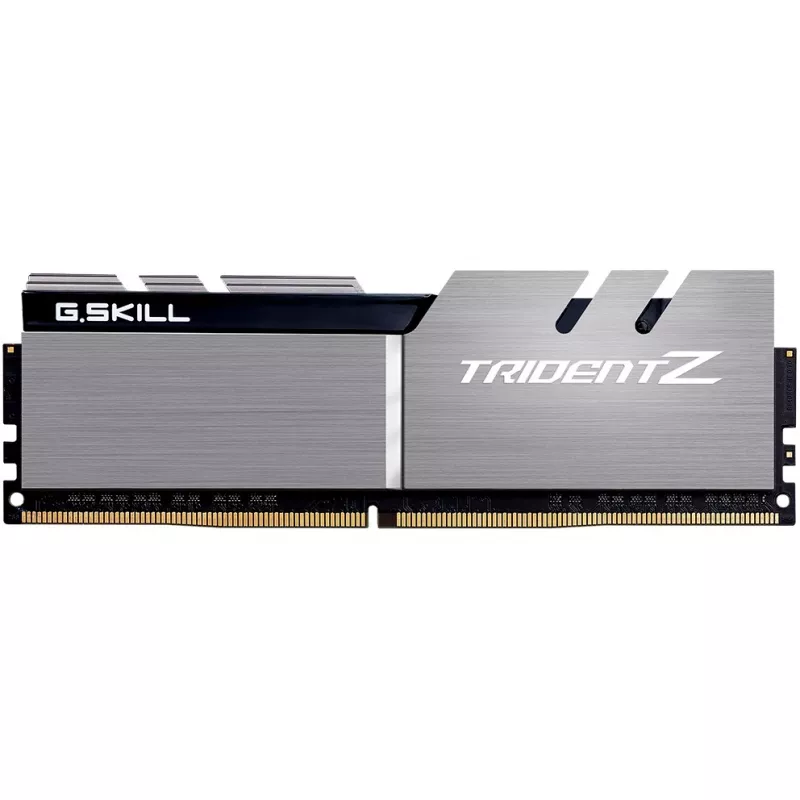 DIMM 32 GB DDR4-3200 (2x 16 GB) Dual-Kit, memoria plateada/negra, F4-3200C16D-32GTZSK, Trident Z, INTEL XMP