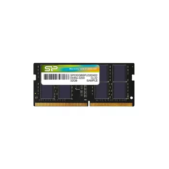 Memoria RAM SILICON POWER DDR4 SODIMM 3200 MHz CL22 32 GB (SP032GBSFU320X02) negra