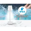 Lámpara de mesa recargable Beper P201UTP102, interruptor táctil, 2 W