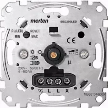 MERTEN Módulo universal de regulador de intensidad giratorio MEG5134-0000 D lámparas MEG5134-0000 MEG5134-0000 (MEG5134-0000)