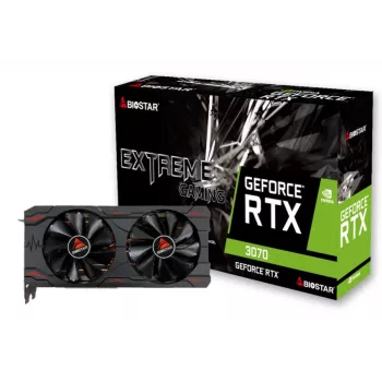 Tarjeta gráfica BIOSTAR GeForce RTX 3070 8 GB GDDR6, 256 bits, PCIe 4.0