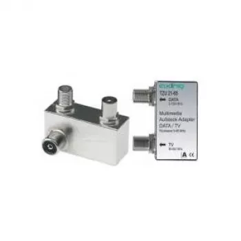 axing TZU 21-65 - Divisor/conector de cable - 5 - 1006 MHz - Plata - Metal - Conector macho/hembra - A