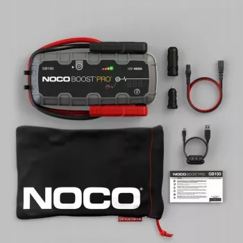 NOCO GB150 Boost 12V 3000A Arrancador con batería integrada de 12V/USB