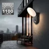 Lámpara de pared LED MACLEAN MCE367 con sensor PIR, lámpara de pared exterior con detector de movimiento