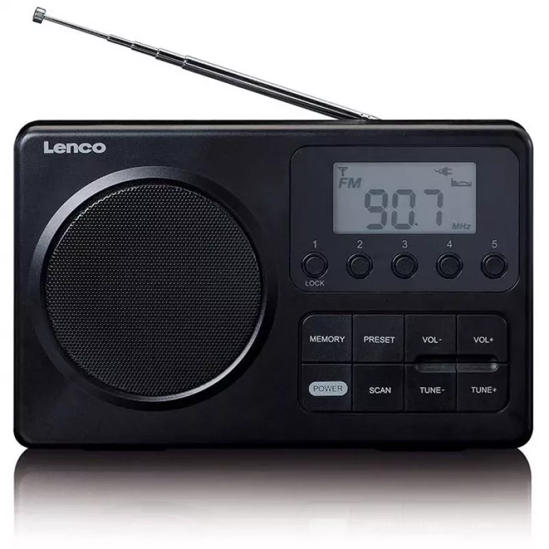 Lenco MPR-035BK radio, negra