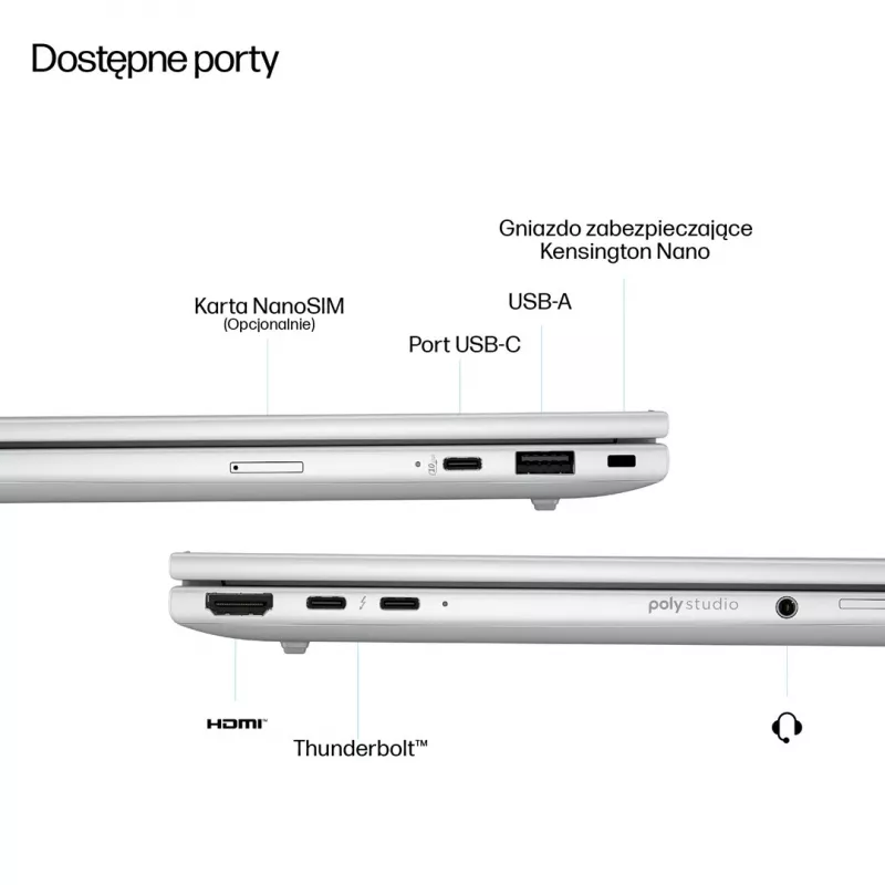 HP EliteBook 8 G1a Ryzen AI 5 Pro 340 14WUXGA IPS 400nits AG LBL 32GB DDR5 5600 SSD1TB Radeon 840M cámara IR 5 Mpx AI 62Wh W11Pro 3Y OnSite