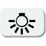 BJ - Reflex SI - Símbolo de pulsador Luz *alpinweiss* (2525LI-214)