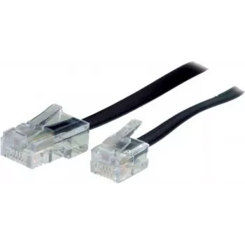 S/CONN 10 m RJ11 - RJ45 cable negro transparente TC 70260