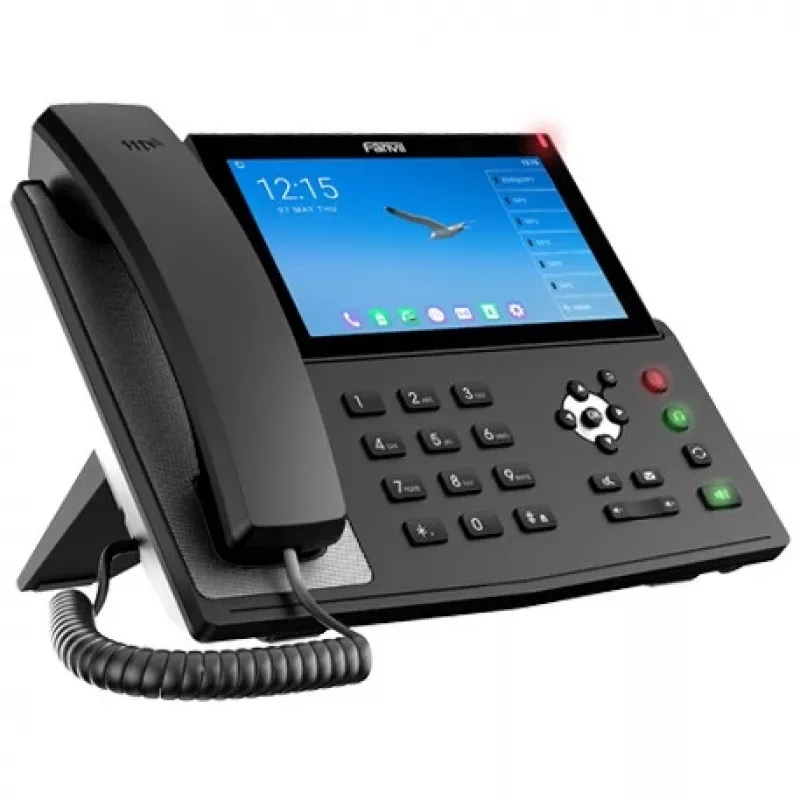 Teléfono IP Fanvil X7A negro 20 líneas LCD Wi-Fi