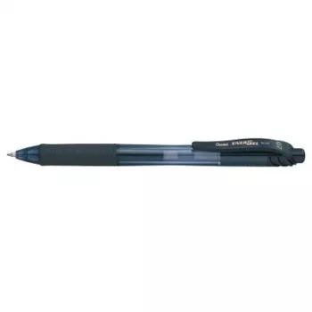 Pentel Energel X - Bolígrafo de gel retráctil - negro - negro - translúcido - plástico - goma - goma - ambidiestro