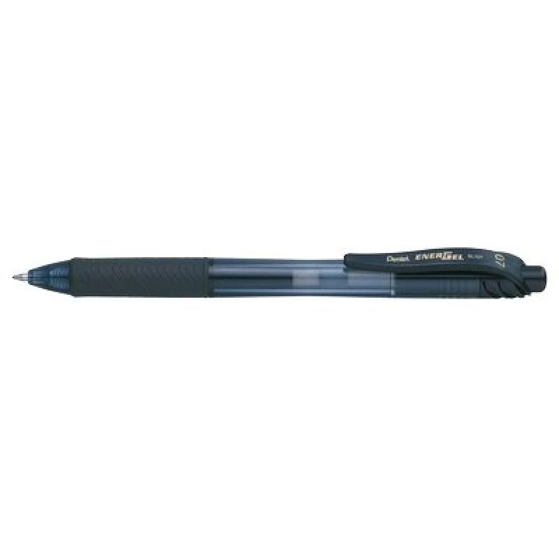 Pentel Energel X - Bolígrafo de gel retráctil - negro - negro - translúcido - plástico - goma - goma - ambidiestro