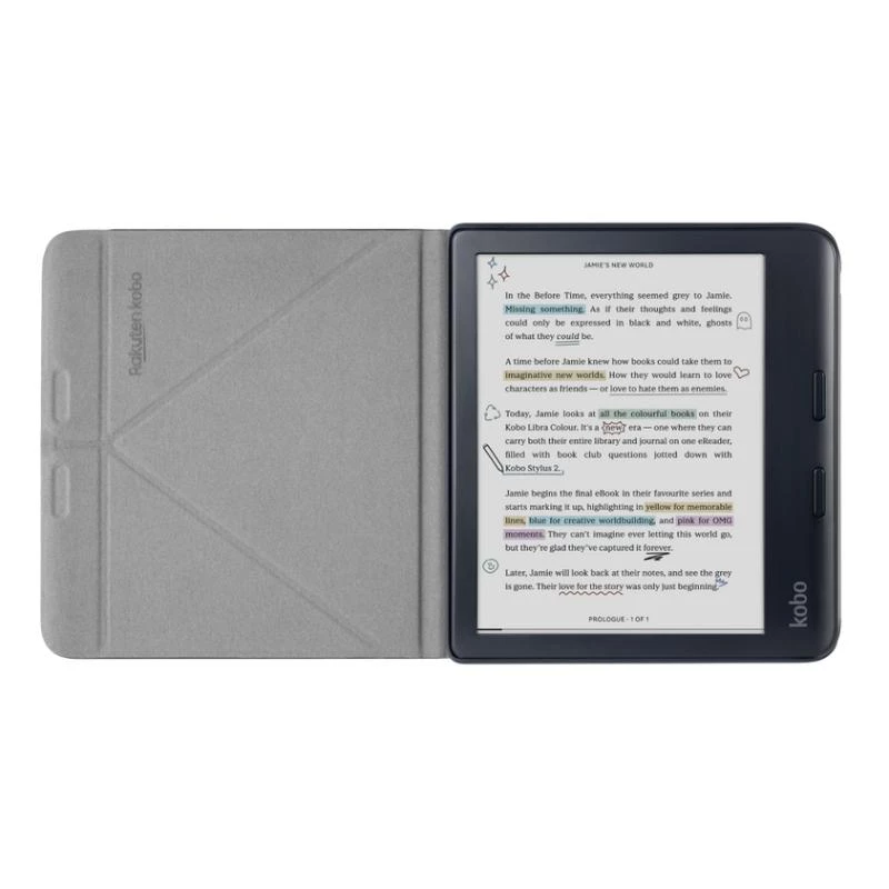 Funda tipo folio Rakuten Kobo SleepCover 17,8 cm negro