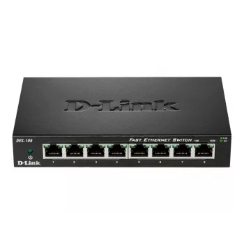 D-Link DES-108 negro