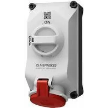MENNEKES 5603506G Toma de corriente de pared DUO 32A5P6h 400V IP44 (5603506G)