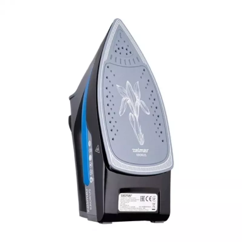 Zelmer Krokus ZIR3220 plancha de vapor, 3000 W, golpe de vapor de 200 g, suela de cerámica, azul
