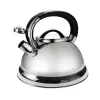 Hervidor de agua Maestro MR-1332, acero inoxidable, capacidad 2,8 L, silbato abatible, asa negra fría
