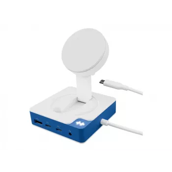 Hub USB-C Hyper HyperDrive Flex MagCharge, blanco/azul | HD8100BUGL | número de puertos HDMI 1