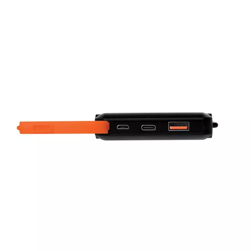 Logilink - Batería externa solar - Linterna - Li-Pol - 10000 mAh - 18 vatios - 3 A - PD 2.0, QC 3.0, Ultra Fast Charge - 2 puertos de salida (USB Type-A, USB-C de 24 pines) - con cable: USB (PA027