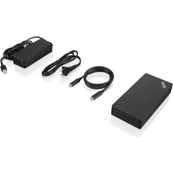 Lenovo 03X7609 dock/replicador de puertos para portátil con cable USB 3.2 Gen 2 (3.1 Gen 2) Type-A negro