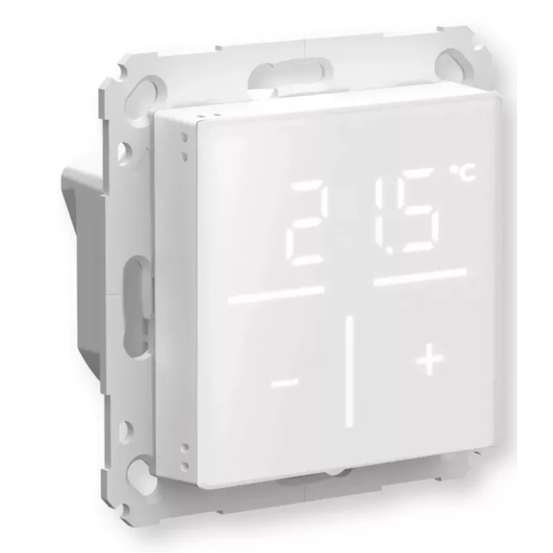 Termostato de pared de cristal Homematic IP Modelo 161458A0 – digital, blanco, 230 V, IP20
