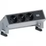 Alargador de corriente 3 tomas AC para interiores Bachmann 902.4048