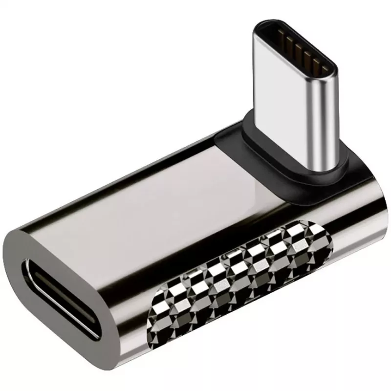 Adaptador de cable 4smarts 540464 USB-C a USB-C plateado