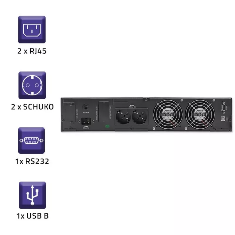 SAI QOLTEC 53946 Line-Interactive 2 kVA UPS