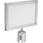 Cartel indicador EUROLITE para rejilla de balizamiento 317×215 mm plateado