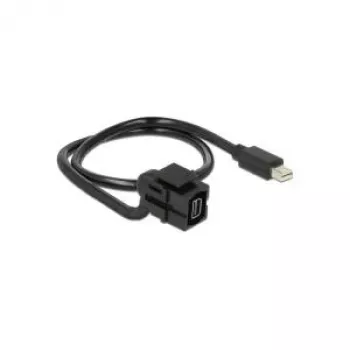 Cable DisplayPort DeLOCK 86374 0,5 m Mini DisplayPort negro